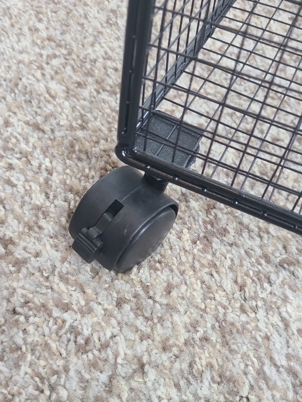 Black Wire Rolling Storage Organizer - Home Storage & Organization
